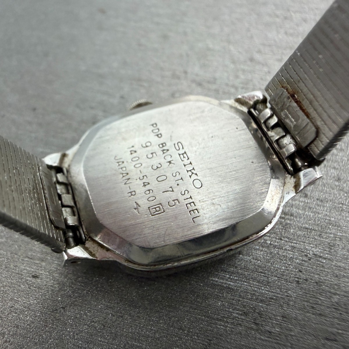 Seiko Watch Women 19mm Silver Dial Silver Tone Octagon 1400-5460
