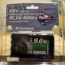 Radio Shack 9.6V Mi-MH 1600 mAh Rechargeable RC Car Battery Pack 23-331
