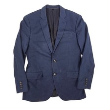 J.Crew Ludlow Navy Blue Slim-Fit Unstructured Blazer Suit Jacket Traditional