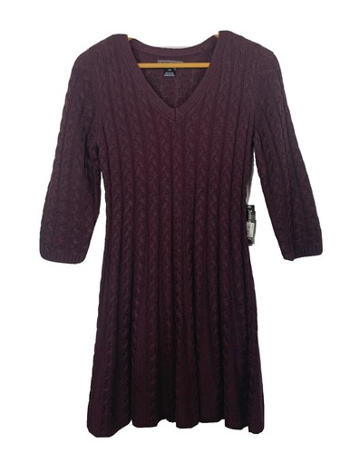 jessica howard burgundy dress JESSICA HOWARD Womens Blouson Knee Length Dress Long Sleeve Cowl Neck Party