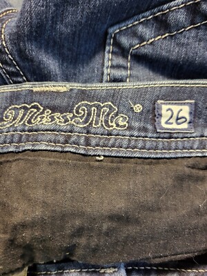 Miss Me Women's Easy Bootcut Sparkly Jeans Sz 26/33 | eBay