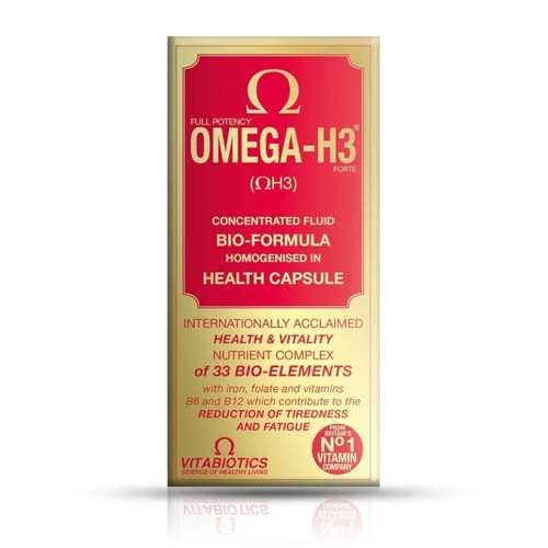 VITABIOTICS - Omega H3 Multivitamin - 30 Capsules - Picture 2 of 9