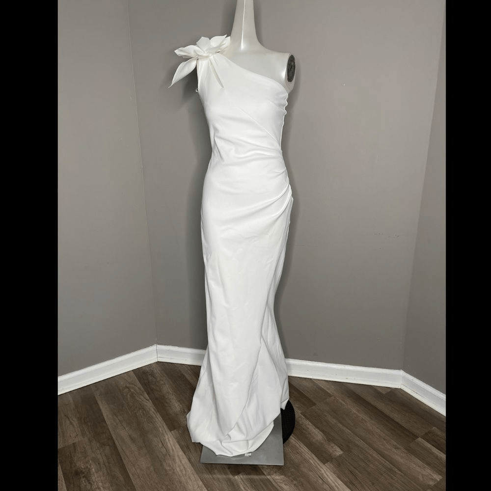 ワンピース CHIARA BONI Women Mid Skirts DOLSE WHITE Chiara Boni La Petite Robe Tushana Midi Dress in Winter White