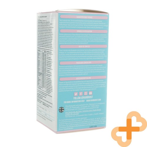 HAIRBURST Vitamins for Healthy Hair 60 Capsules Supplement Collagen MSM - Picture 22 of 24
