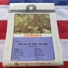   With All My Heart And Soul 8 Track Tape Sealed