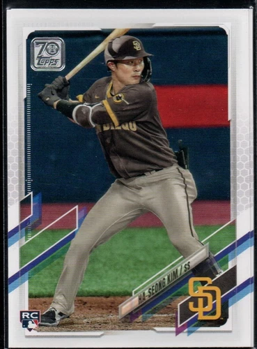 (2) 2021 Topps Series 2 Baseball #398 Ha-Seong Kim SAN DIEGO PADRES RC 88