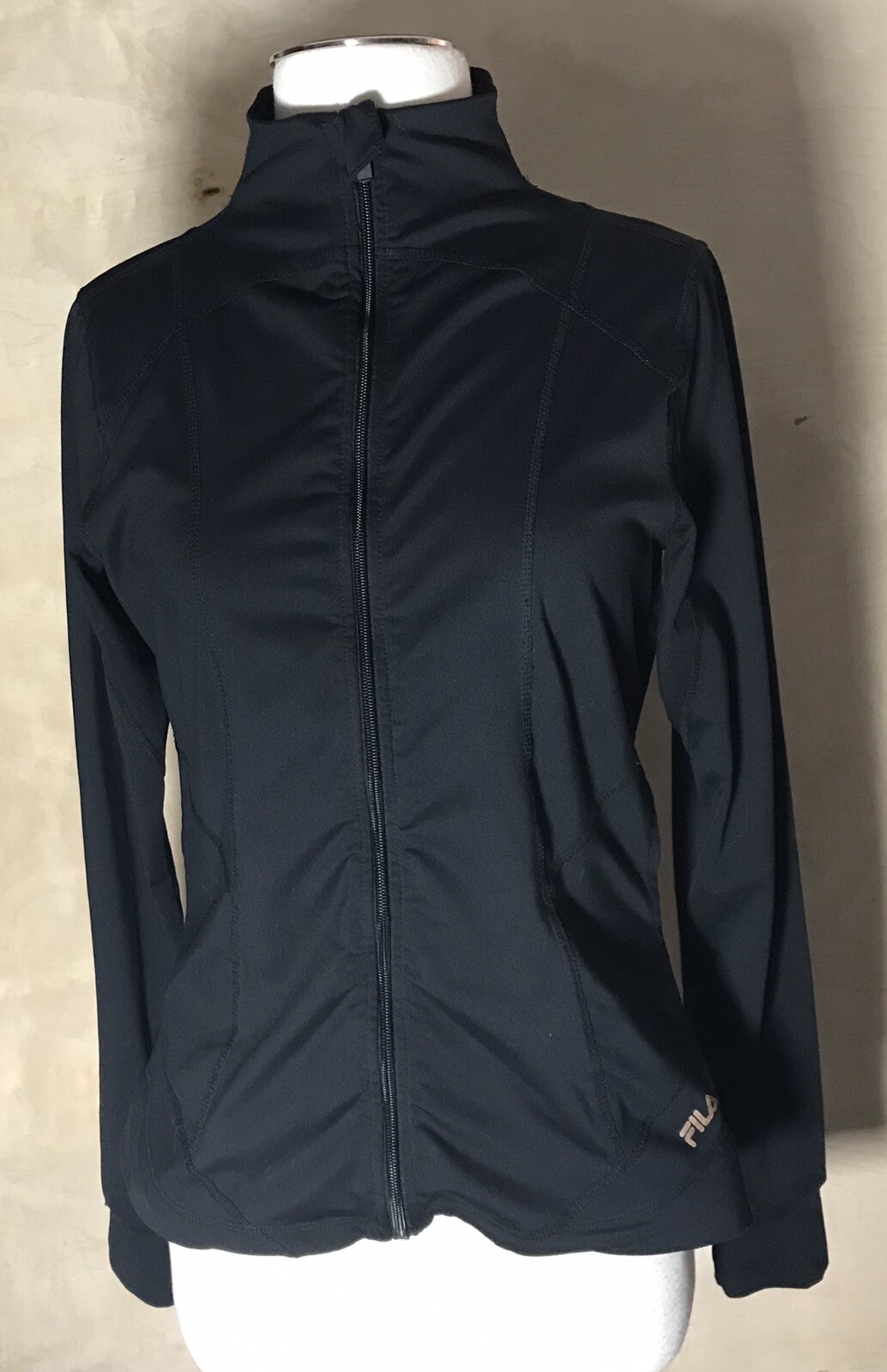 Maglione donna Fila nero full zip taglia S