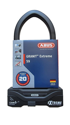 ABUS Granit Extreme 59/180 HB 260 U-Lock - Security Level 20 Bicycle Security