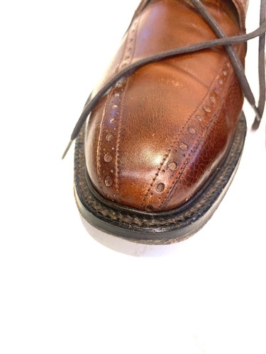 ZAPATOS JOSEPH CHEANEY PARA HOMBRE BROGUES DE COLECCIÓN MARRÓN CUERO BRONCEADO BANCO HECHO REINO UNIDO 7 - Imagen 7 de 12