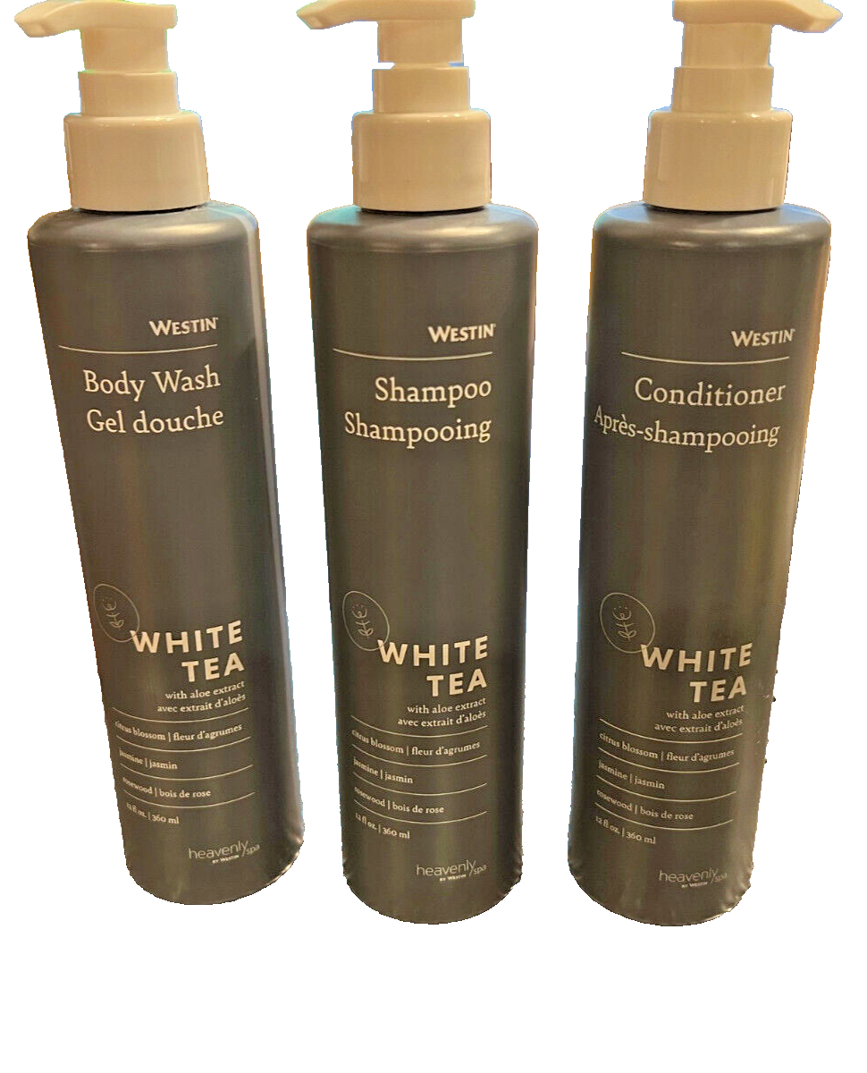 Westin Shampoo Conditioner Body Wash Westin White Tea 12 FL OZ 360 ML eBay