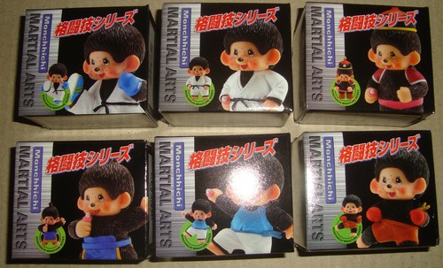 MONCHHICHI MARTIAL ARTS SET COMPLETO 6 MINI FIGURE SEKIGUCHI 2008 (MONCICCI)  - Foto 1 di 8