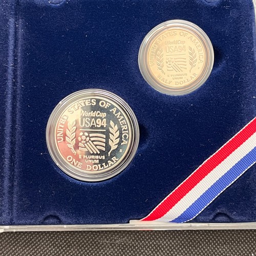 1994 WORLD CUP MINT SET NEW YORK NEW JERSEY GIANT STADIUM RARE PACKAGING #59M - Picture 9 of 9