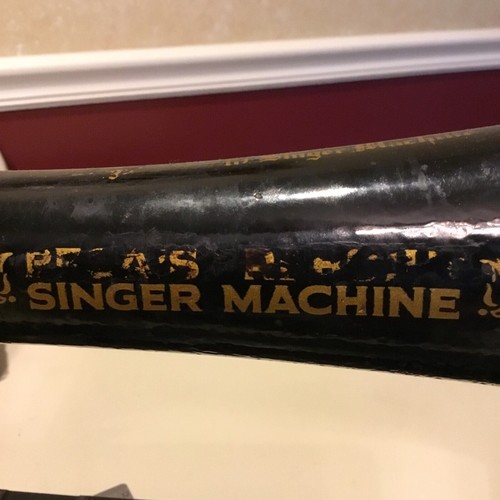 Ant. 1901 Singer Machine Sewing Machine Model 27 Needle Plate #55503, 8323 - Picture 6 of 6