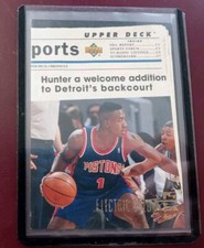(20) 1993-94 Upper Deck SE Electric Gold Lindsey Hunter Rookie Finest & Insert 