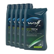 Huile De Boîte Automatique WOLF EcoTech CVT, EZL 799 A, ATF 5, 5x1 Litres