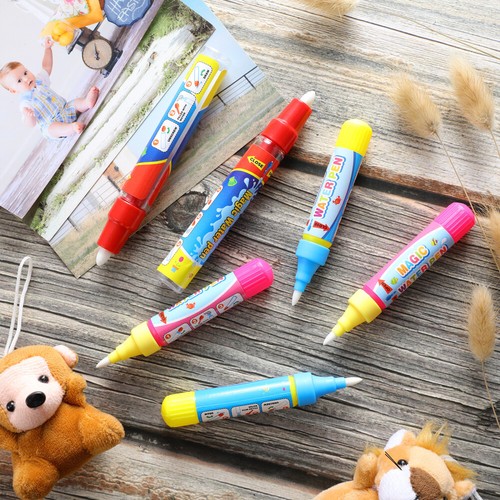Clear Water Brush Child Toddler Aqua Drawing Pen Doodle Mat Pens