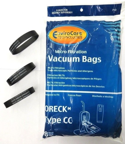 Oreck Vacuum Cleaner Bags Fits, CC 