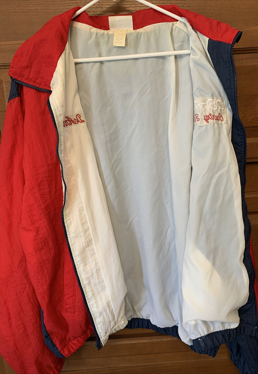 Vintage 90s XL Hartwell Sports Employee Jacket Red Blue Vintage 90s XL Hartwell Sports Employee Jacket Red Blue