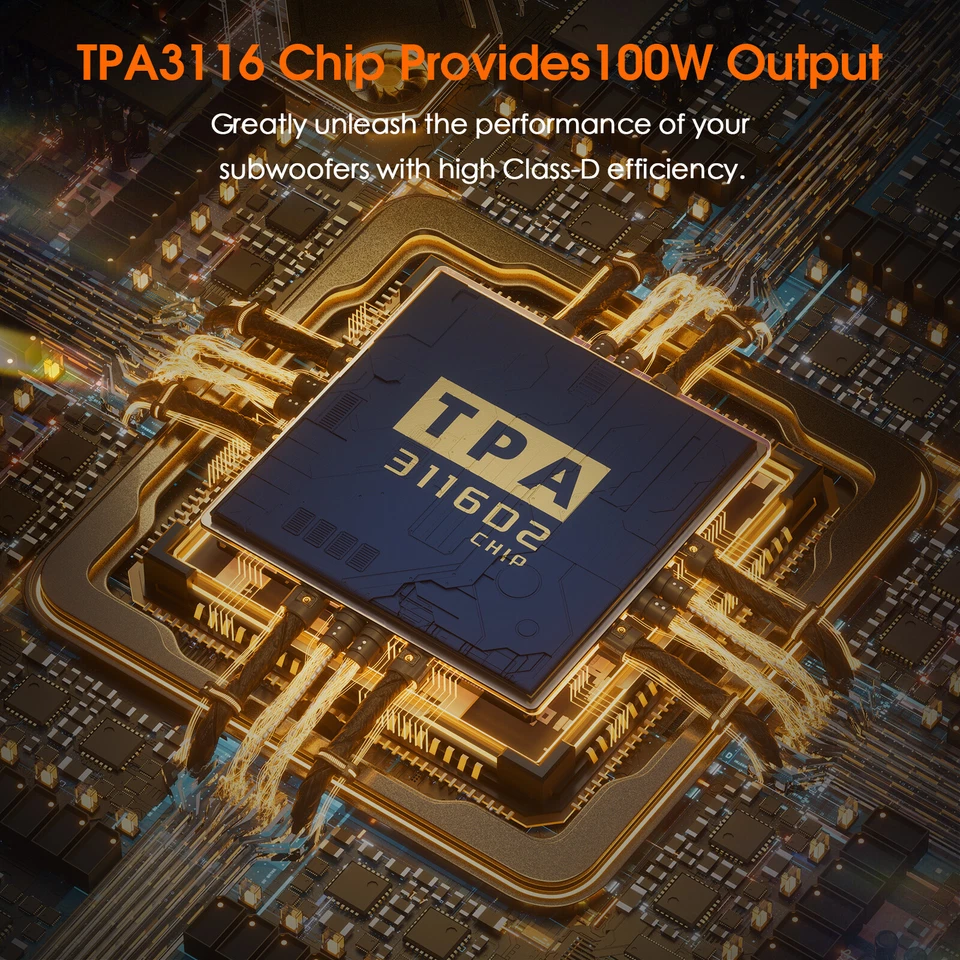 Nobsound Mini Subwoofer Verstärker HiFi Monoblock Amp für Heimkino Bass Shakers - Bild 4 von 4