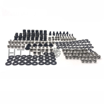 179 PCs Fairing Bolt Kit Screws Bolts Stainless For Kawasaki