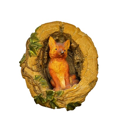 Bossons Congleton England Chalkware Fox Cub Vintage 1971 Wall Hanging