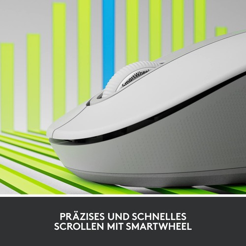 Logitech Signature M650 L LEFT  Maus Funk, Bluetooth® (LINKSHÄNDER) - WEIß- SOLO - Bild 2 von 7