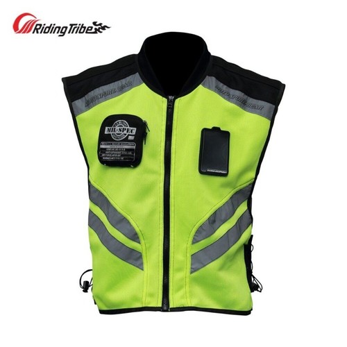 Fashion Motorcycle Riding Reflective Vest Running Fluorescent Safety Jacket - Picture 3 of 15