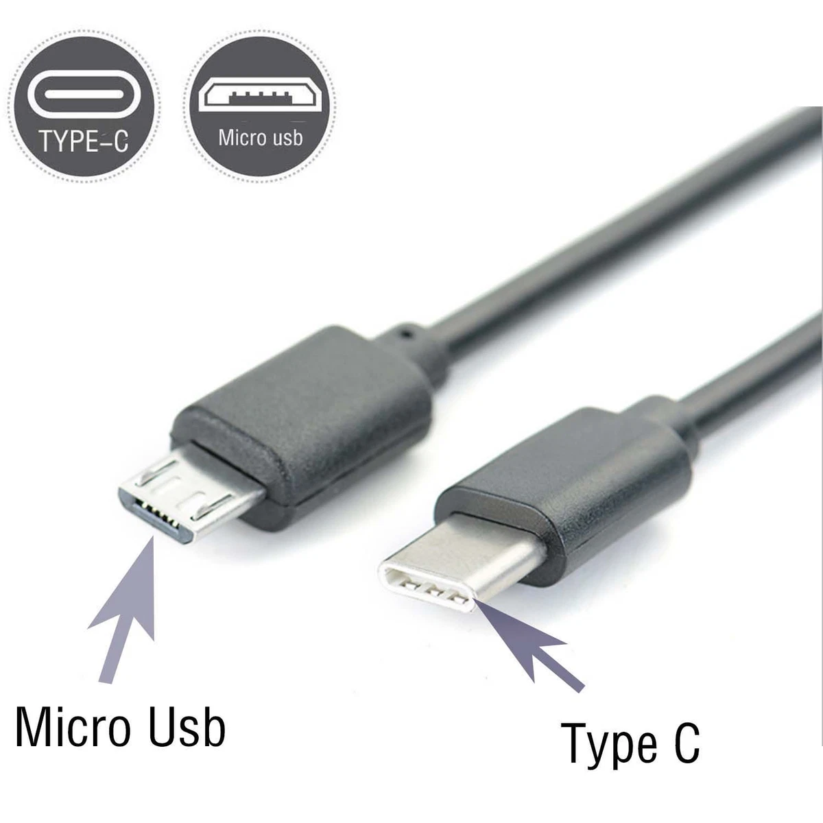 Micro USB to USB Type-C adapter