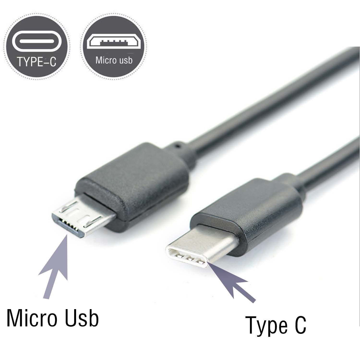 USB 3.1 Type-C To Micro-B Micro USB Charging Data Transfer otg