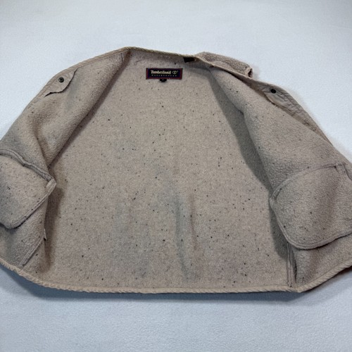 Timberland Weathergear Fleece Vest Men S Brown Button Up Golf Hiking - Picture 6 of 8