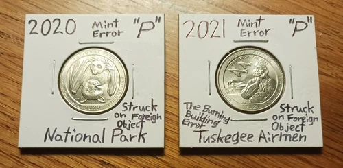 2020 Blind Bat & 2021 Tuskegee Burning Building Strike Through Errors