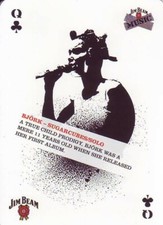 Carte à jouer musique Bjork Sugarcubes Jim Beam
