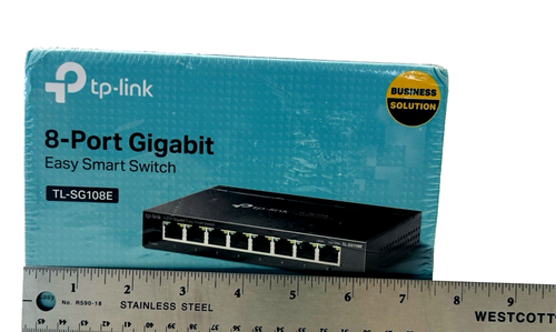 NEW TP-LINK TL-SG108E 8 Ports Unmanaged Gigabit Switch w/ VLAN & port mirroring - Picture 7 of 15