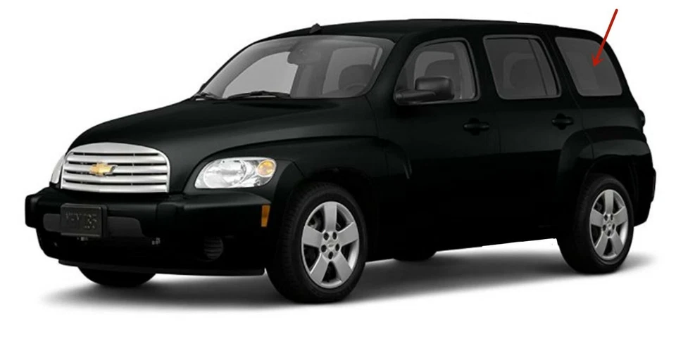 Compatível com 06-11 Chevrolet HHR 4Dr Hatchback lado esquerdo do motorista quarto de vidro com cola - Imagem 2 de 4