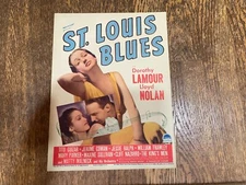 St. Louis Blues Window Card 8" x 10.5” 1939 Dorothy Lamour Nolan Raoul Walsh