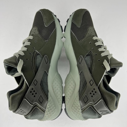 Nike Youth 654275-302 Green Air Huarache Sequoia Low Top Size 7 Y Running Shoes - Picture 6 of 9