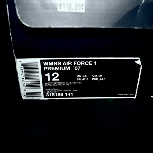 Neu mit Etikett Nike Air Force 1 Premium '07 'South Philly' gletscherblau Herren 10,5 ORIGINAL - Bild 12 von 12