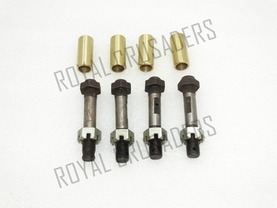Royal Crusaders SUZUKI SAMURAI GYPSY FRONT /& REAR LEAF SPRING PIVOT EYE BOLTS AND BUSH SET