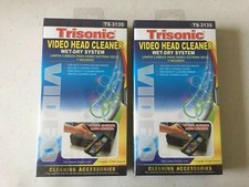 2 VHS VCR Video Head Cleaner for Tape Cassette Player  Recorder, 2 Packs