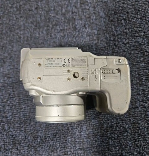 FOR PARTS OR REPAIR Canon PowerShot S2 IS Digital Camera 5MP Silver ERROR E18 - Picture 9 of 11
