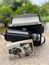 Vintage Bolex 280 Macrozoom Video Movie Camera  Case 1:1.8/7-56mm 11"