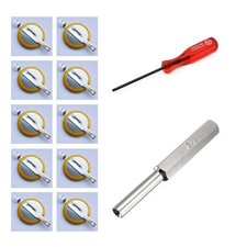 X10 Game Boy GB Batteries CR1616 Tab 3.8mm Security Bit Tri-Wing Driver Pokemon