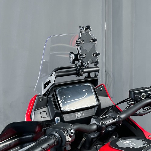 Soporte de extensión de manillar de navegación GPS para HONDA NX 500 2024 NX400 NX500 - Imagen 5 de 8