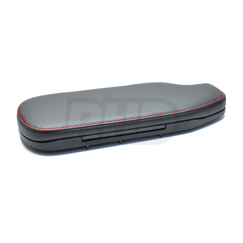 LHD CENTER CONSOLE ARMREST GENUINE FOR TOYOTA GT86 LEATHER WITH RED STITCH - Picture 9 of 12