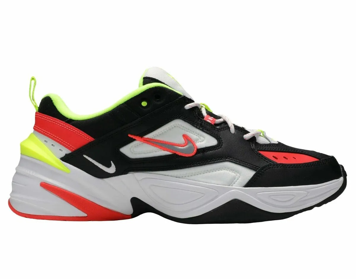 Nike M2K Tekno Mens Ci2969-003 Black White Crimson Volt Athletic Shoes Sz  11 | Ebay