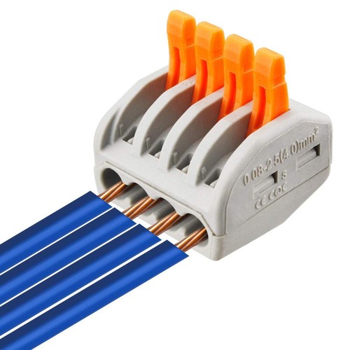 Universal 115 PCS Wire Connector Kit with Hole - Quick & Safe Connections - Picture 5 of 9