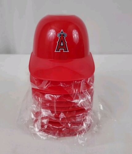 Los Angeles Angels MLB Mini Batting Helmet ciotole snack gelato, lotto di 10 - Foto 2 di 6