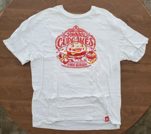 Johnny Cupcakes Original Cake Burger With Box T Shirt 3XL XXXL Vintage Scarce - Picture 2 of 5