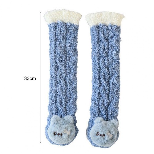 Winter Warm Cotton Baby kids Girl Boy Cute Cartoon Thick Knee High Long Socks - Picture 3 of 16