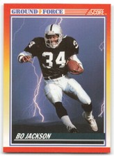 1990 Score #330 Bo Jackson  GF Los Angeles Raiders 1BK